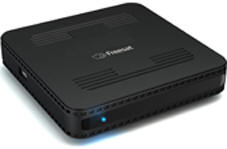 Freesat standard HD receiver for live UK TV in France — no built-in hard drive